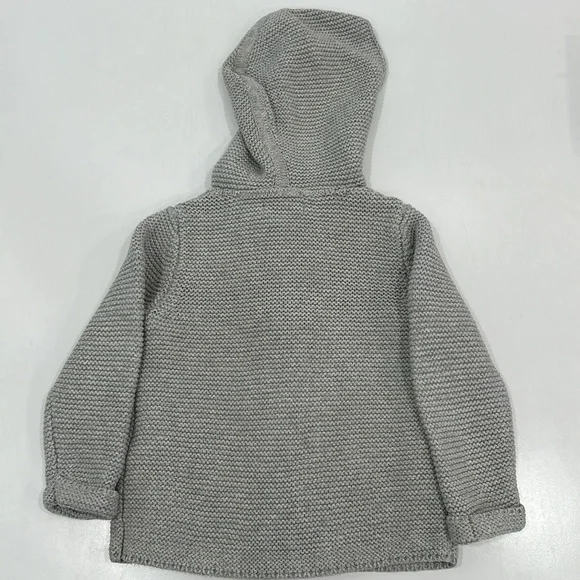 NEW NEVER WORN Cute by BABY BODEN sweater. Color gray. Size 12-18M - Picture 5 of 5